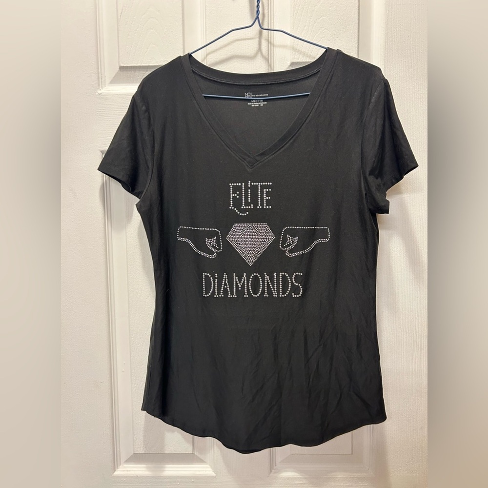 Elite Diamonds fist shirt large jr